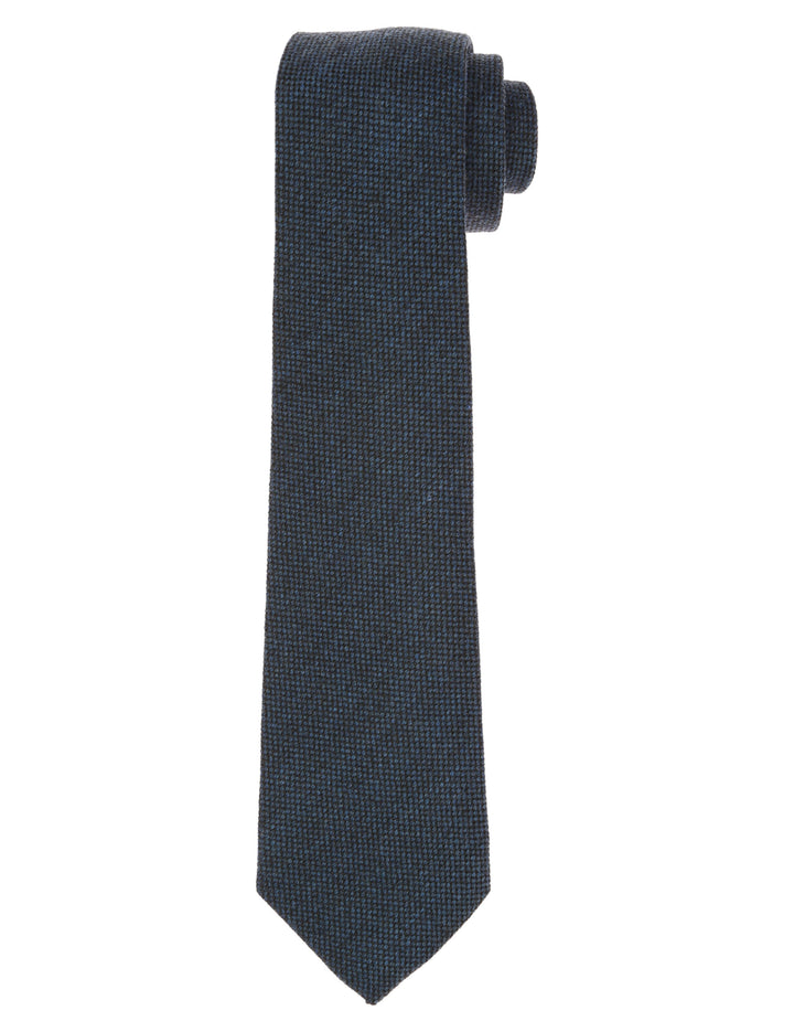 Corbata lana unito Azul medio (113233_1.jpg)
