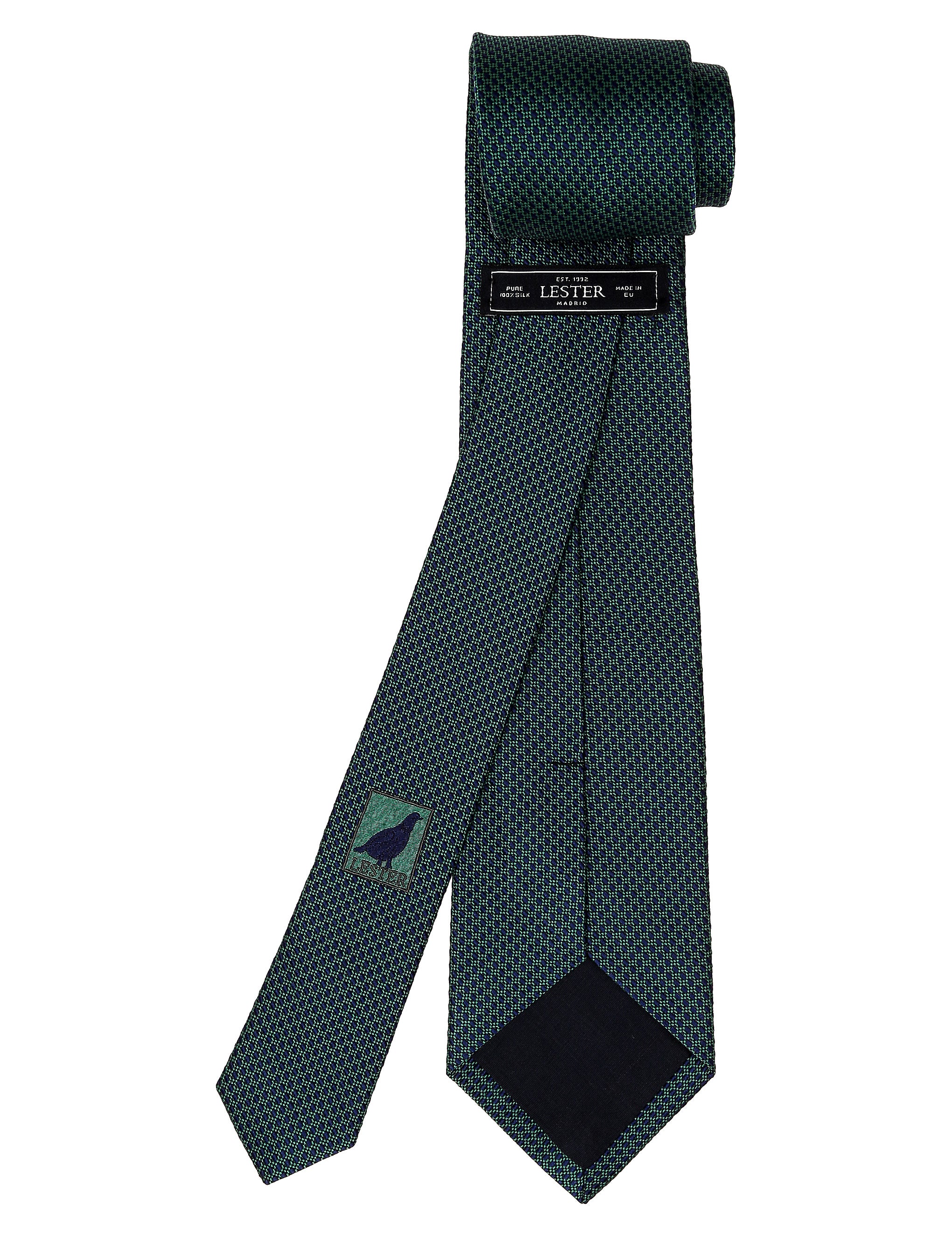 Corbata unito cubos Verde/azul