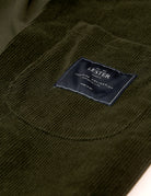 Chaqueta pana lavada Verde