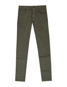 Pantalón 5 bolsillos satén Gris