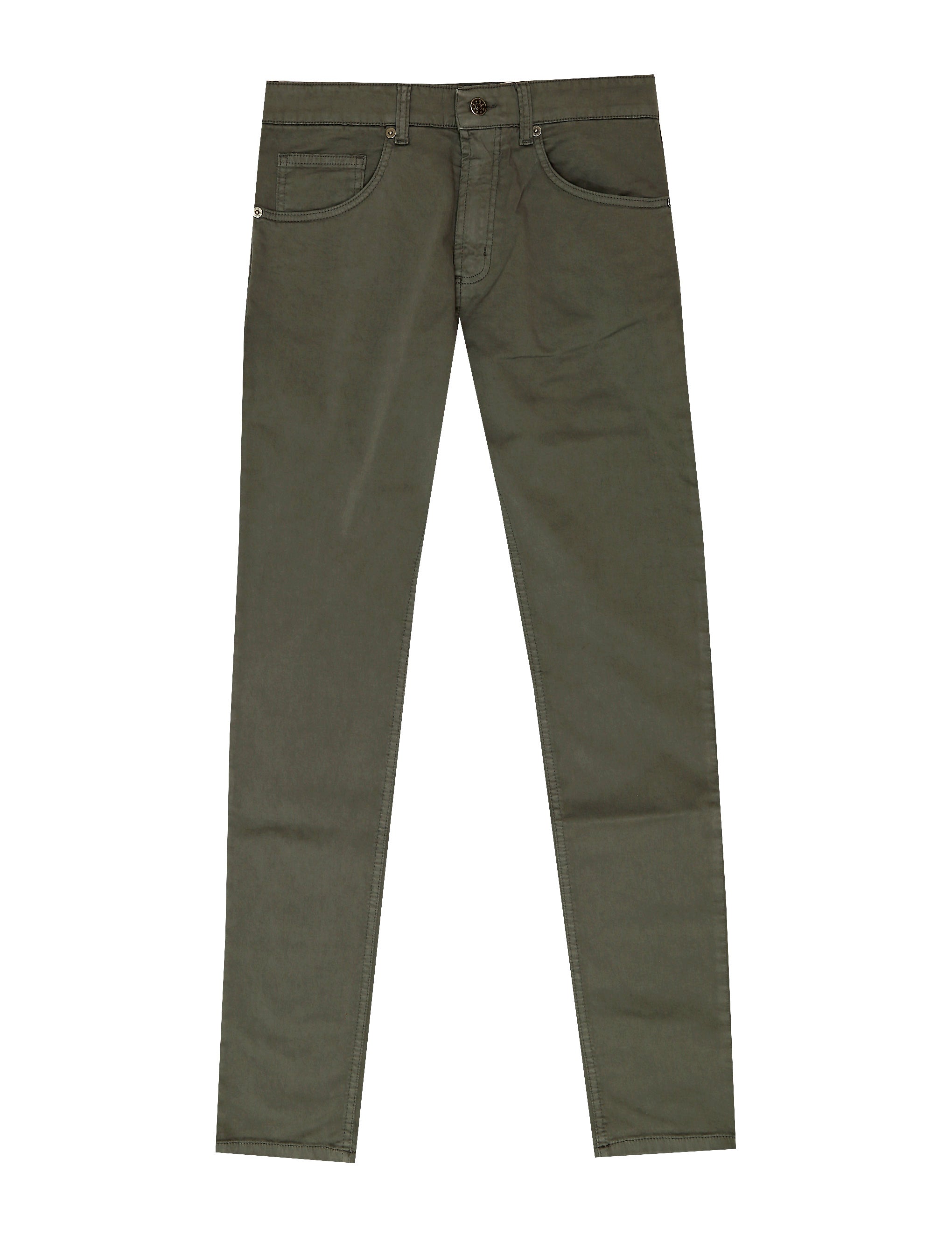 Pantalón 5 bolsillos satén Gris