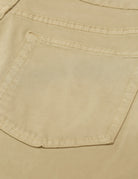 Pantalón 5 bolsillos satén Beige