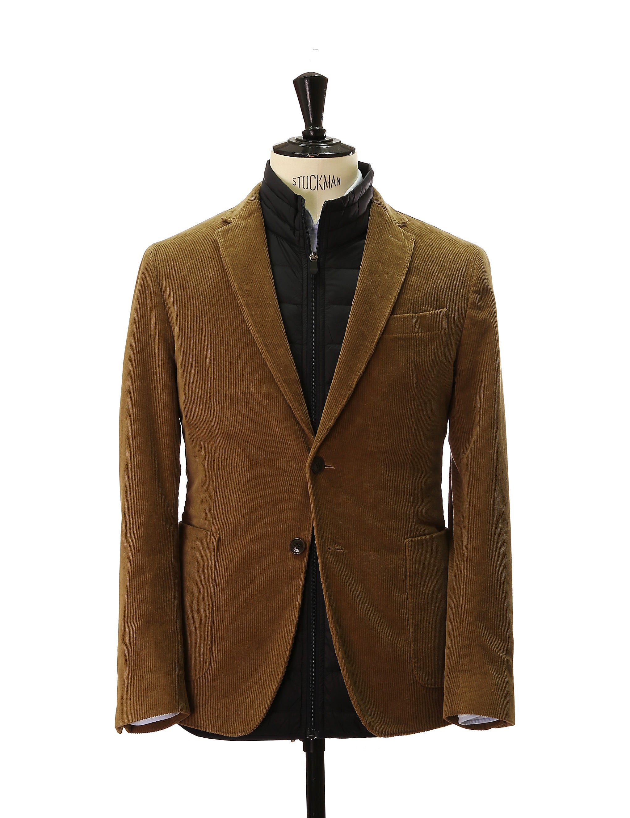 Chaqueta pana lavada Beige