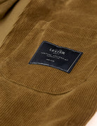 Chaqueta pana lavada Beige