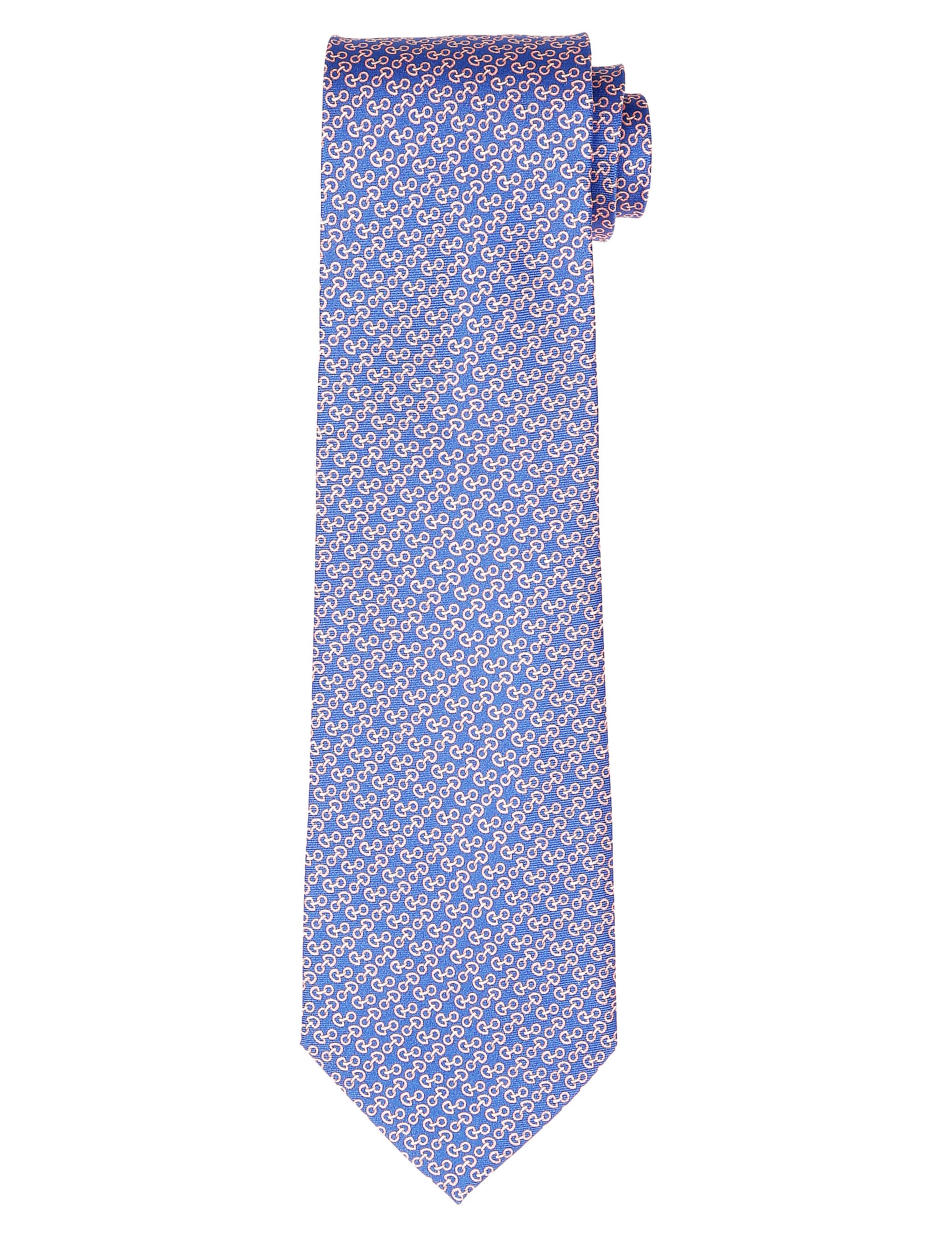 Corbata calabrote pequeño Azul/rosa