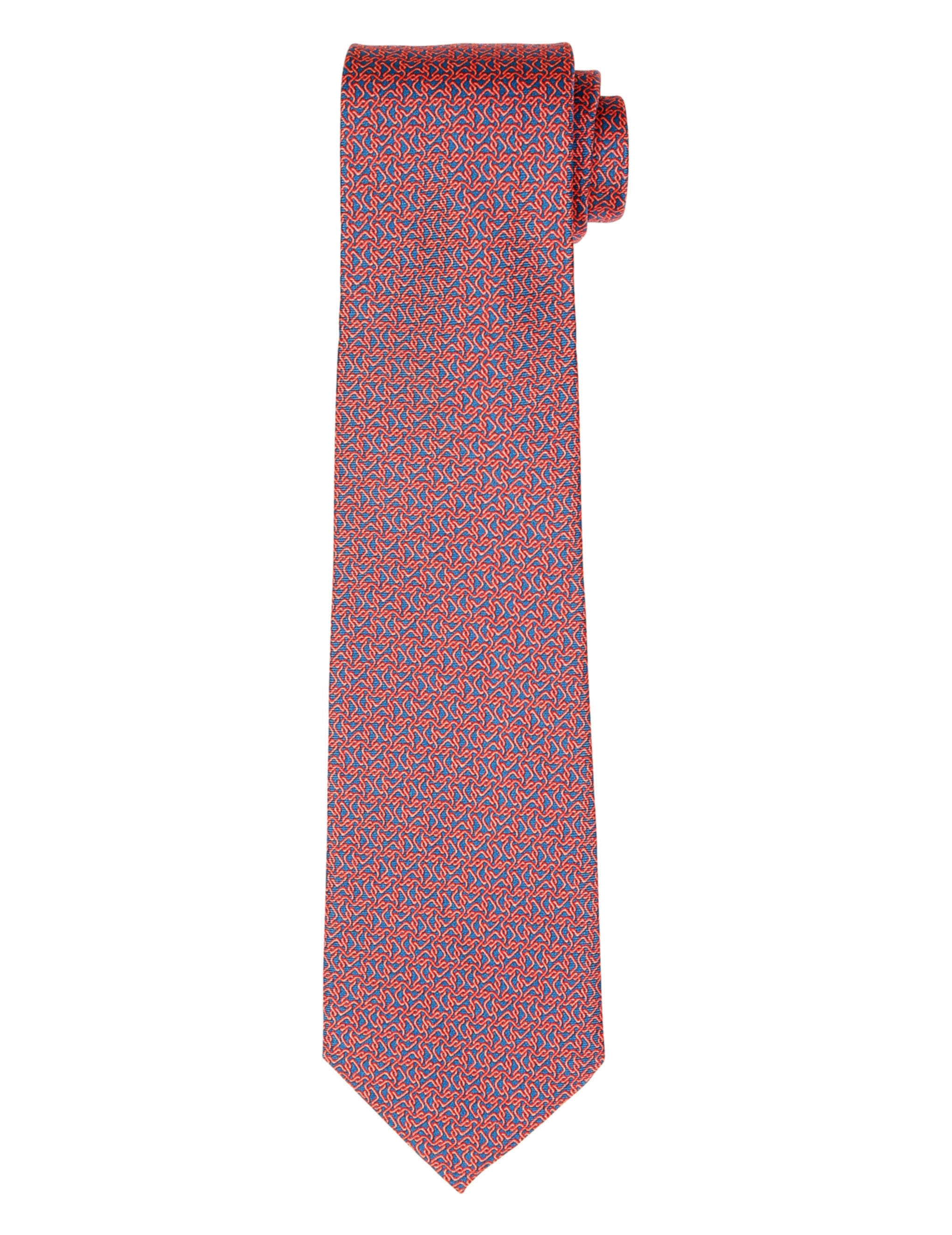 Corbata laberinto Azul/rojo