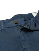 Pantalón 5 bolsillos satén Azul
