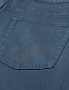 Pantalón 5 bolsillos satén Azul