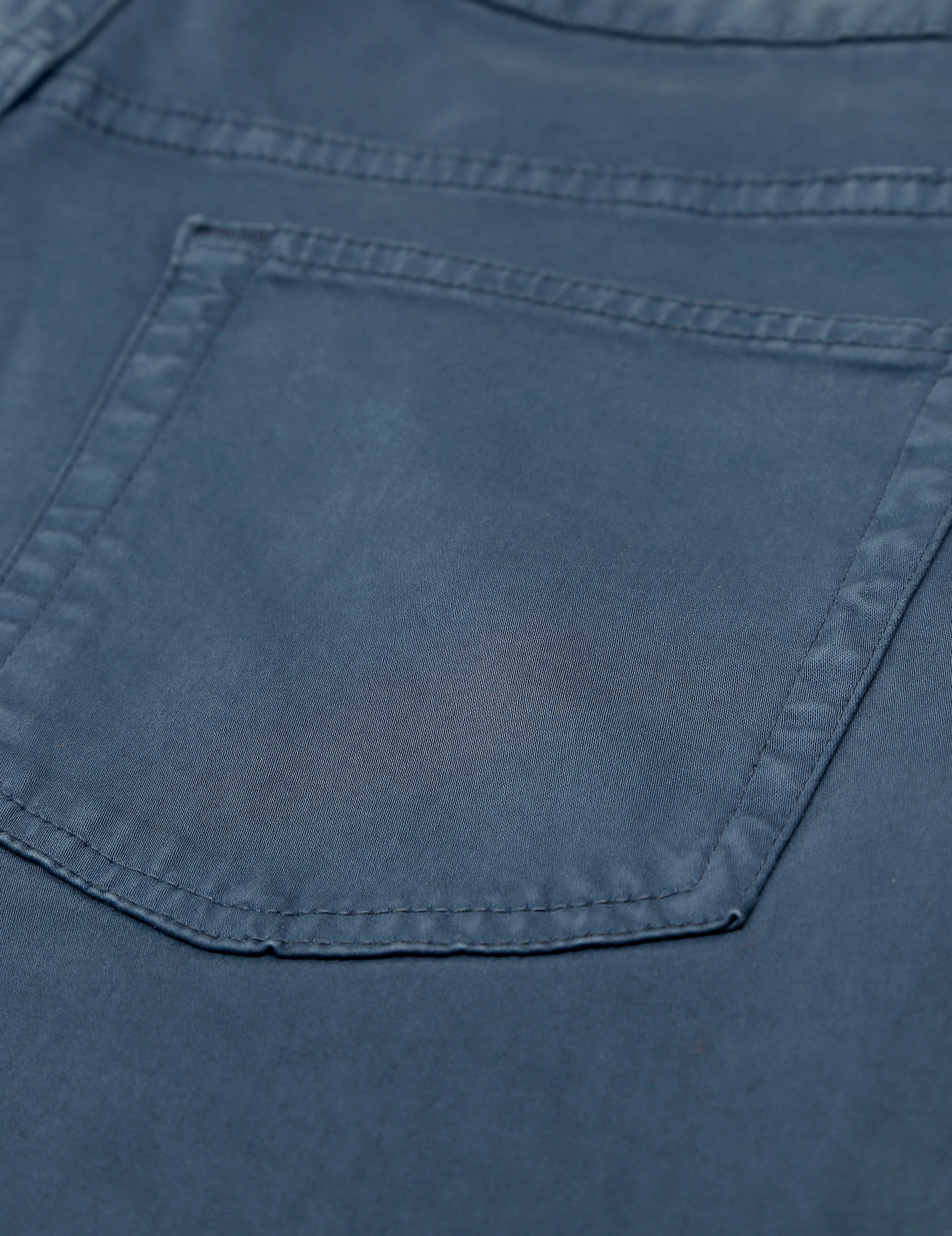 Pantalón 5 bolsillos satén Azul