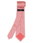 Corbata oso perezoso Rojo/blanco