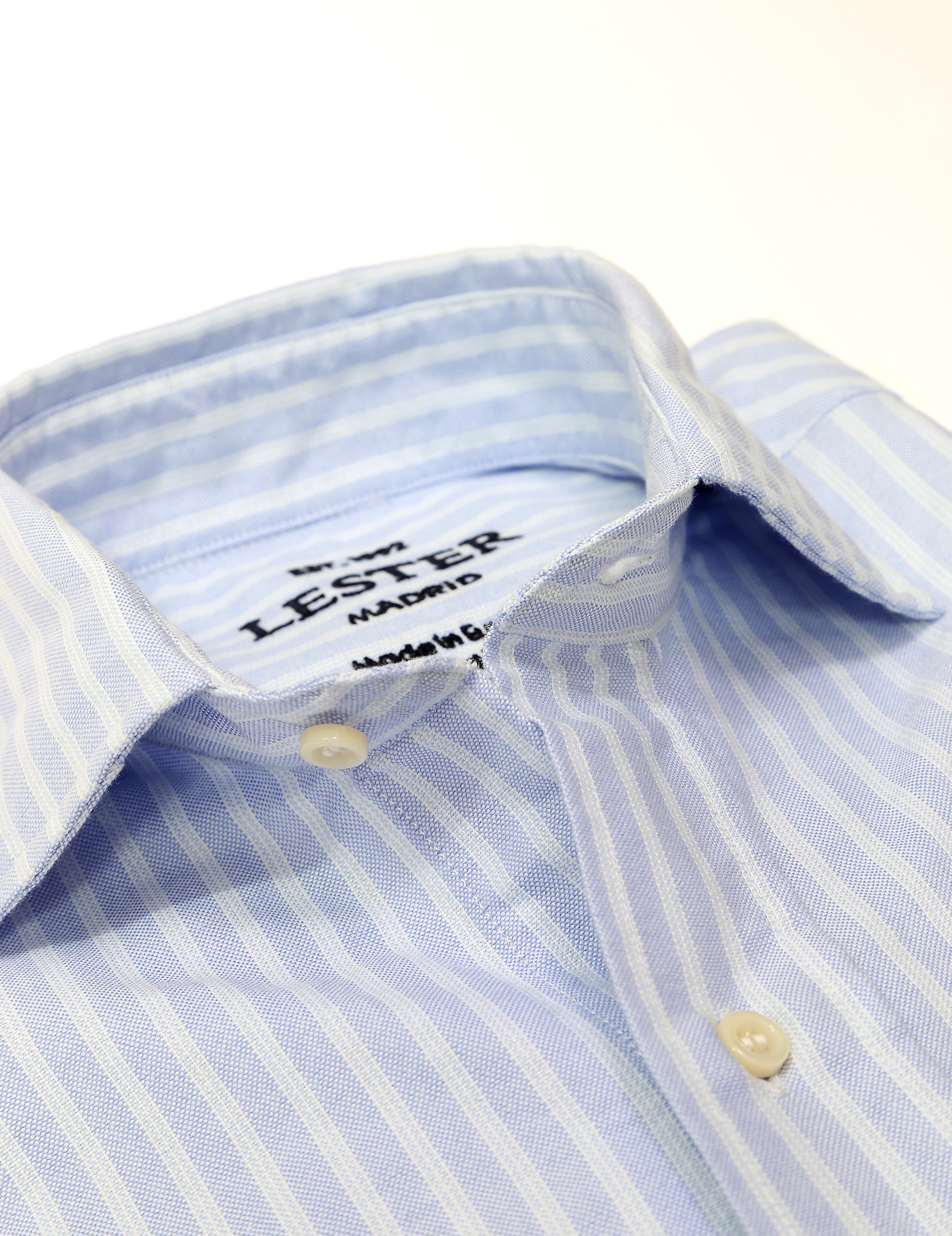 Camisa sport oxford raya fina Azul