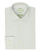 Camisa sport lavada 2 rayas Azul/verde