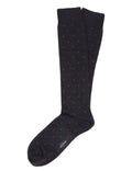 Calcetin algodón lunar Azul/burdeos