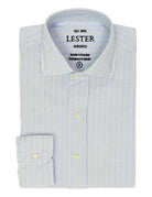 Camisa sport oxford doble raya Azul/verde