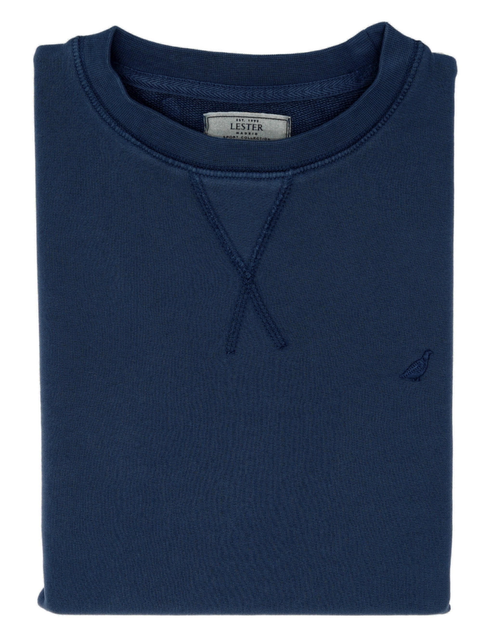 Sudadera lavada perdiz Azul