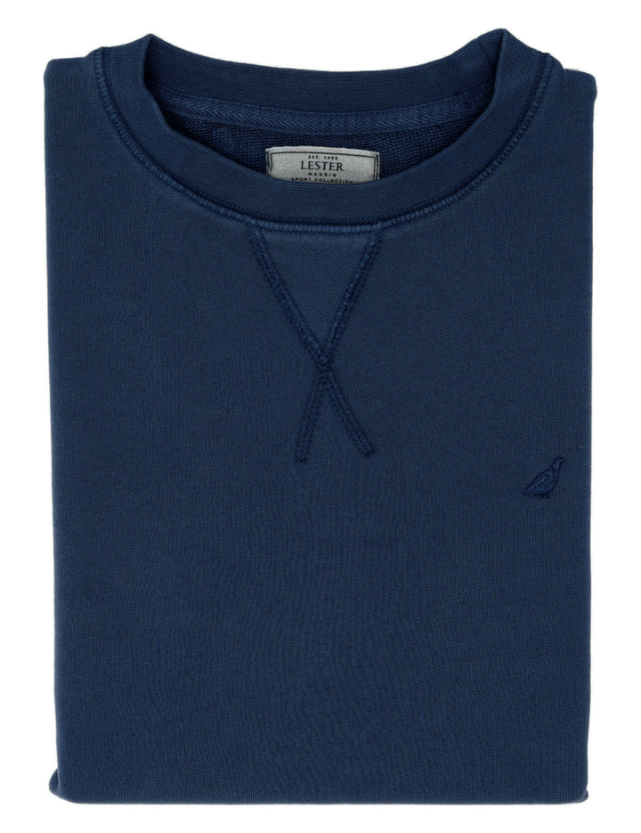 Sudadera lavada perdiz Azul