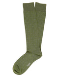 Calcetin algodón lunar Verde/azul