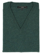 Jersey lana pico Verde oscuro