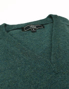 Jersey lana pico Verde oscuro