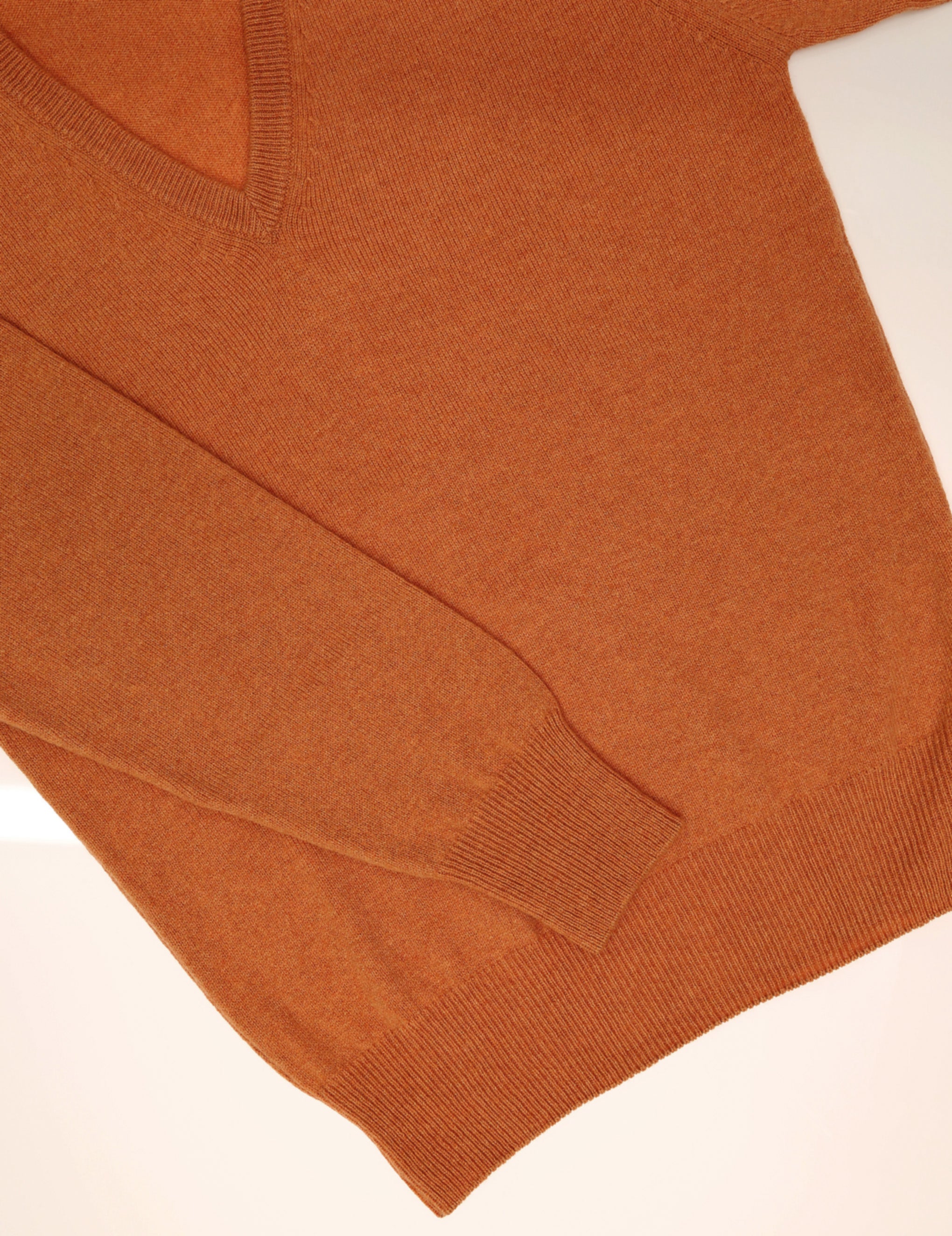 Jersey lana pico Naranja