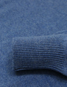 Jersey lana pico Azul medio