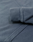 Sudadera lavada capucha Azul