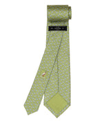 Corbata jirafas Verde/azul