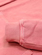 Sudadera lavada capucha Rosa