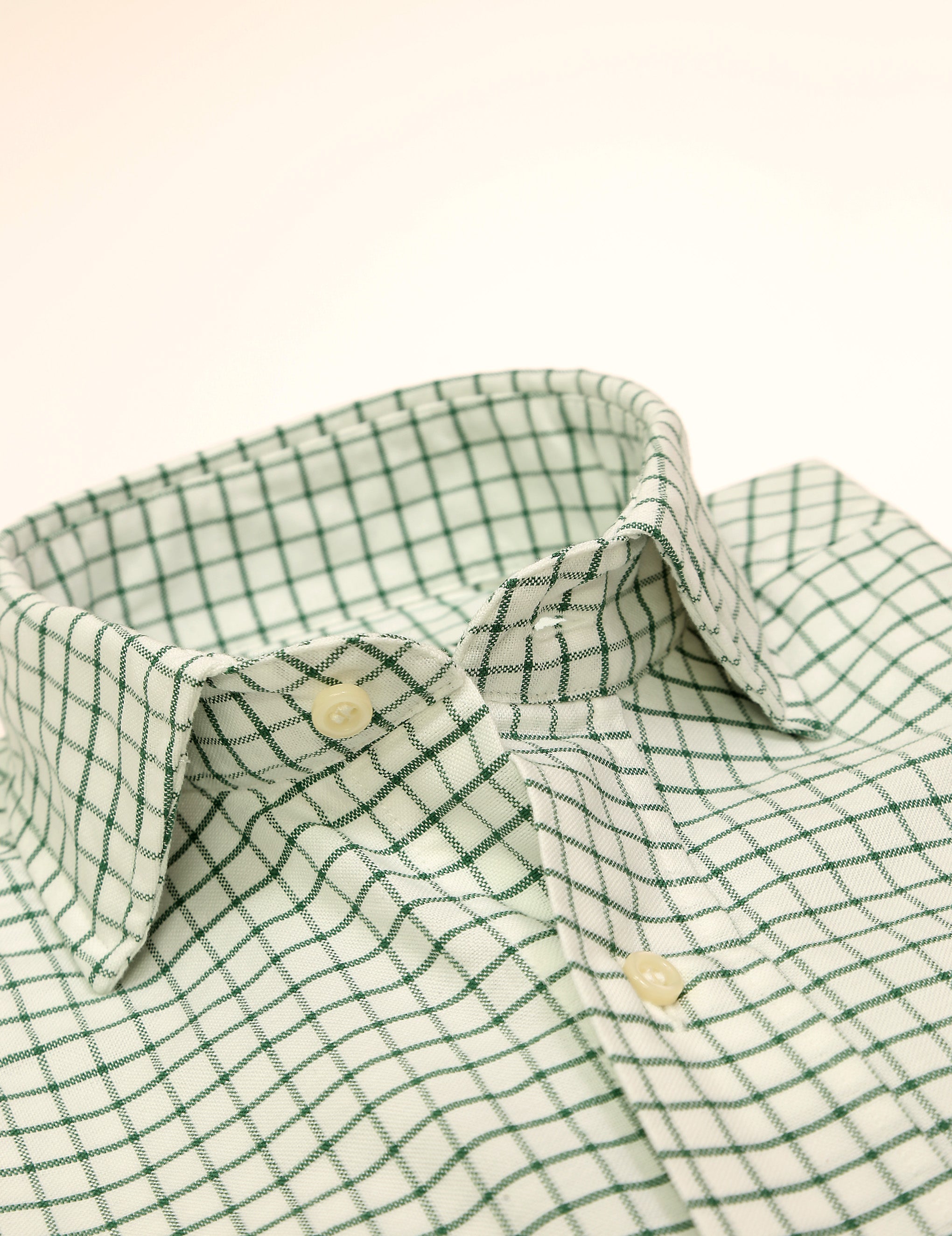 Camisa sport oxford cuadro Verde