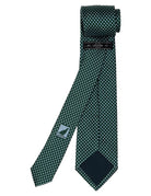 Corbata capsula bicolor Verde/azul