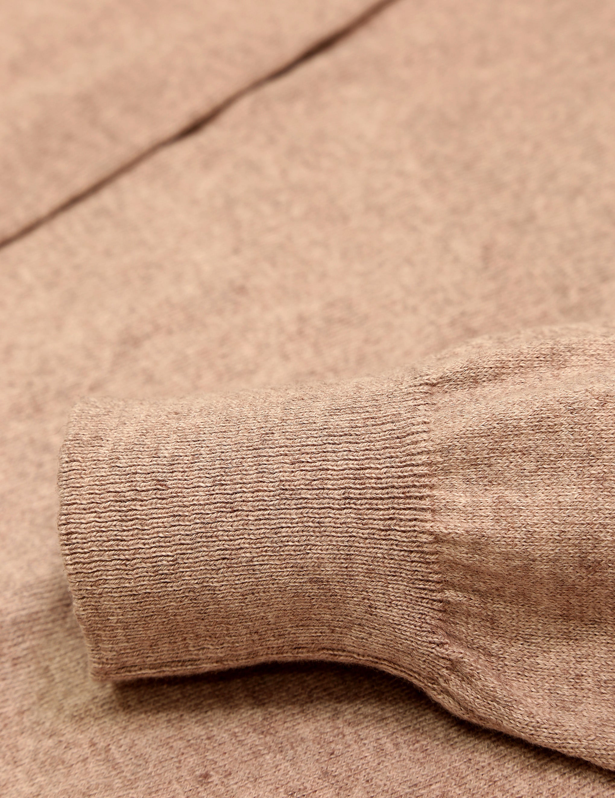 Jersey pico algodón cashmere Beige