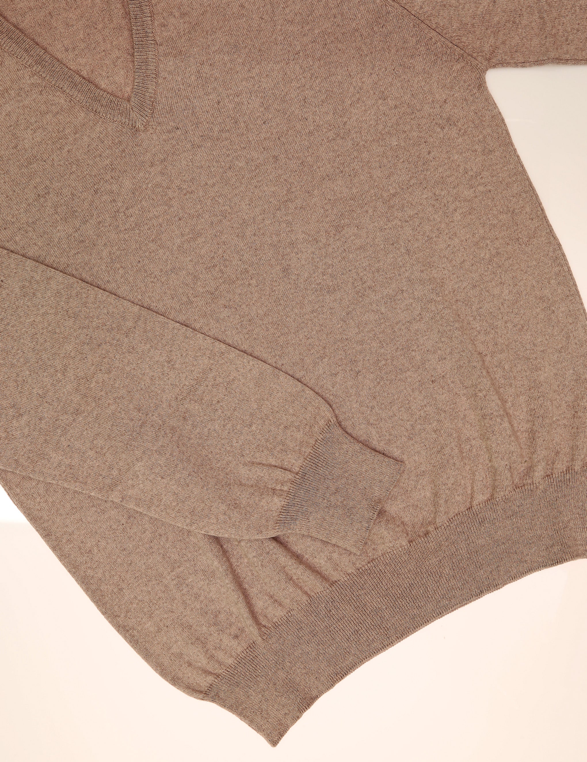 Jersey pico algodón cashmere Beige