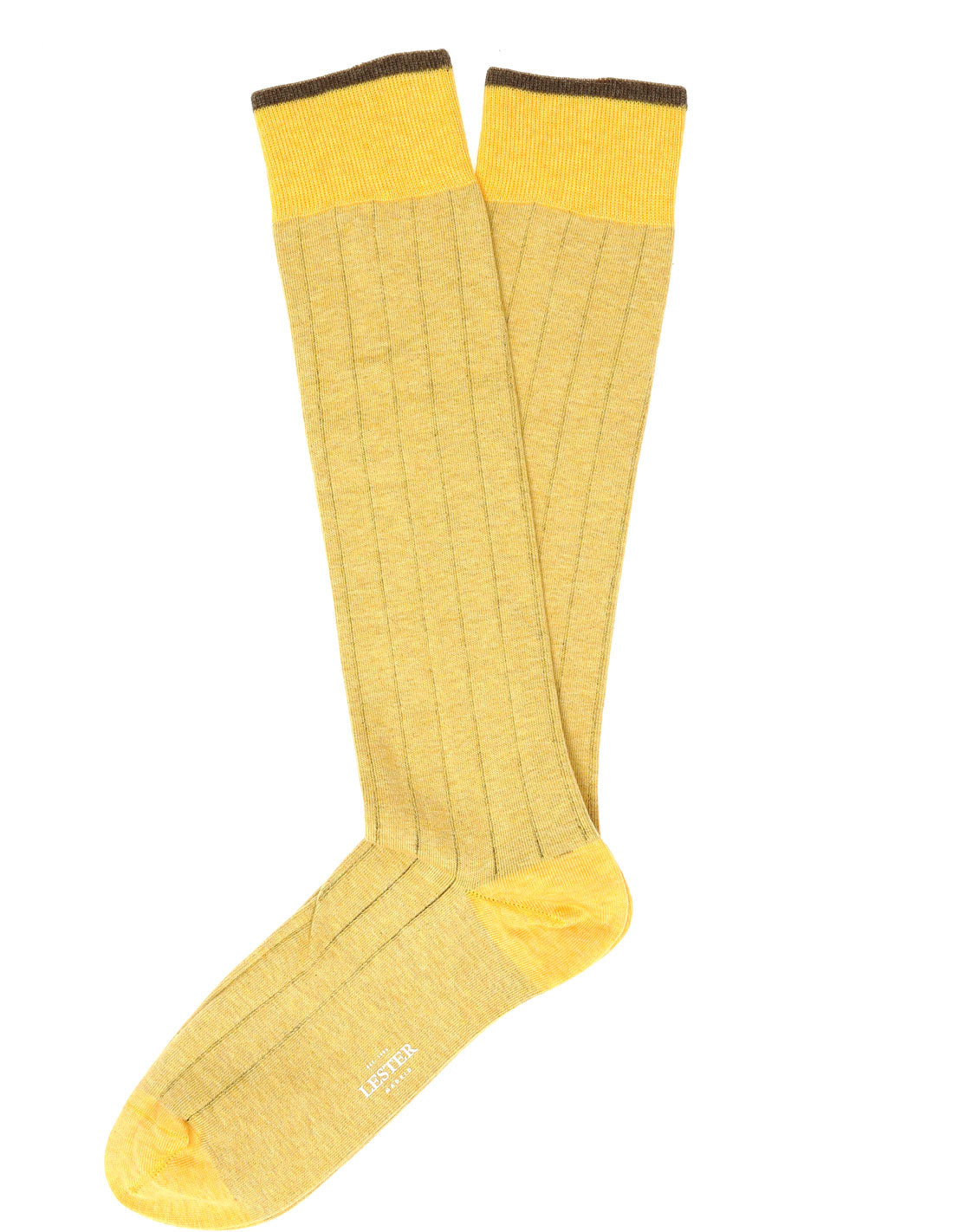 Calcetin canale bicolor grueso Amarillo/azul (117160_1.jpg)