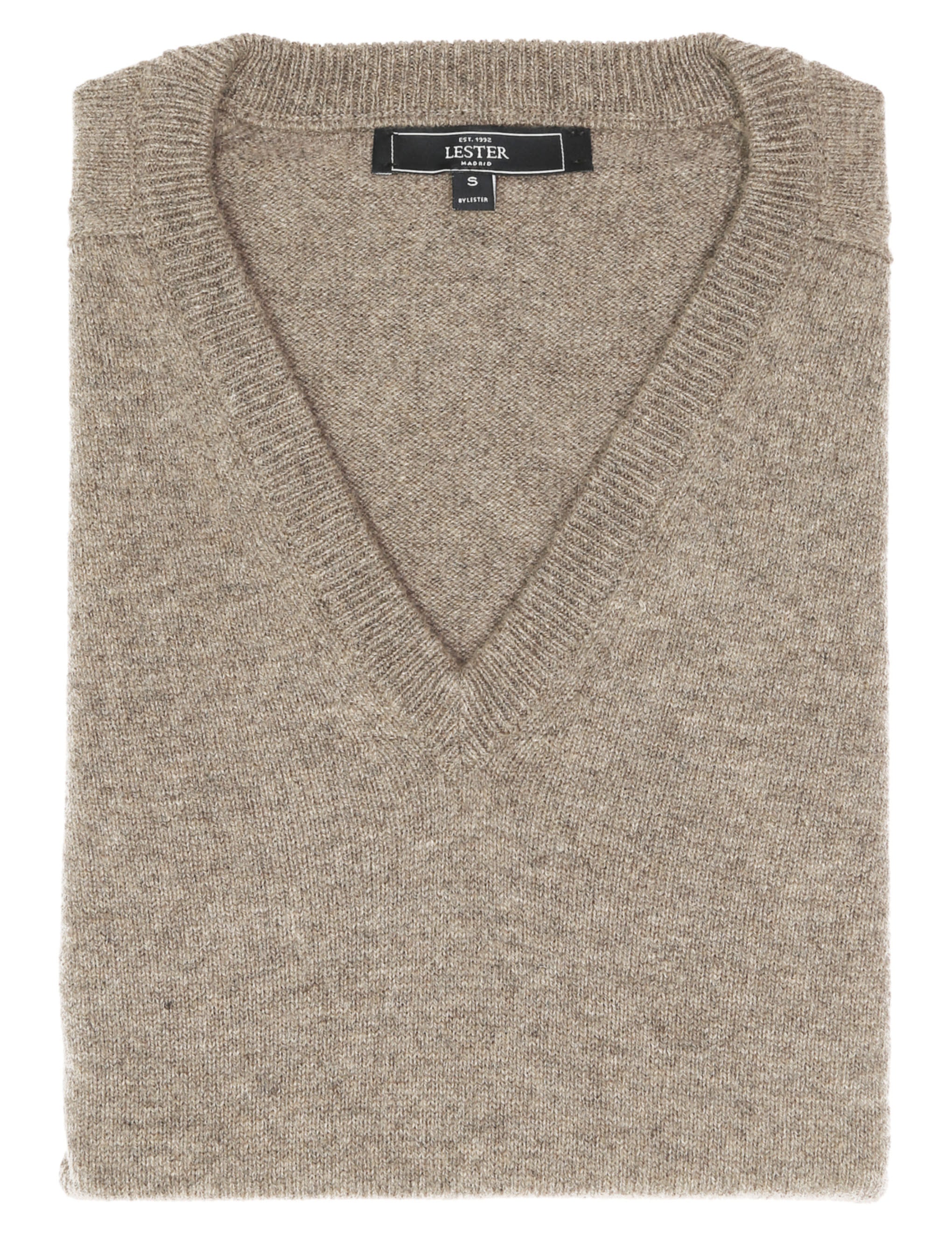 Jersey lana pico Beige