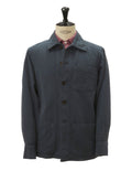 Overshirt Algodón Azul