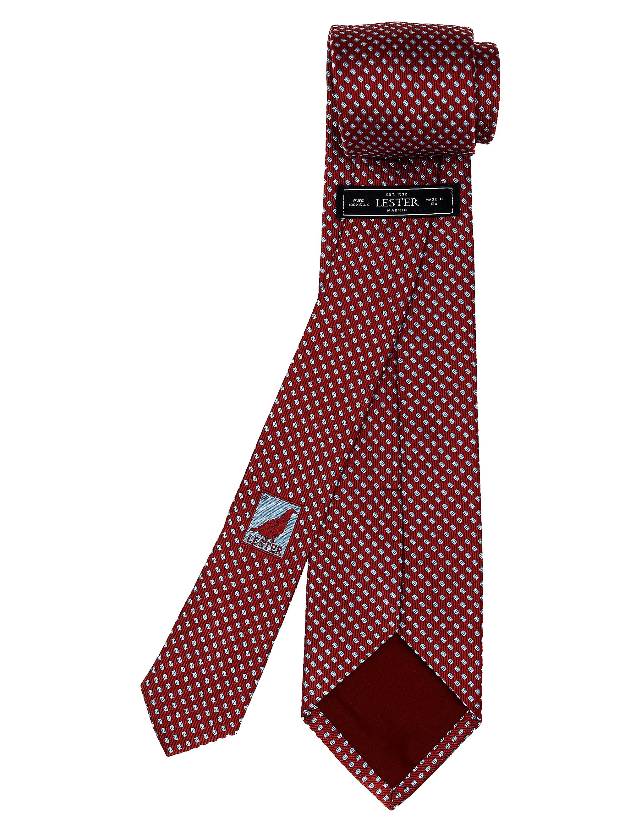 Corbata capsula bicolor Rojo/azul