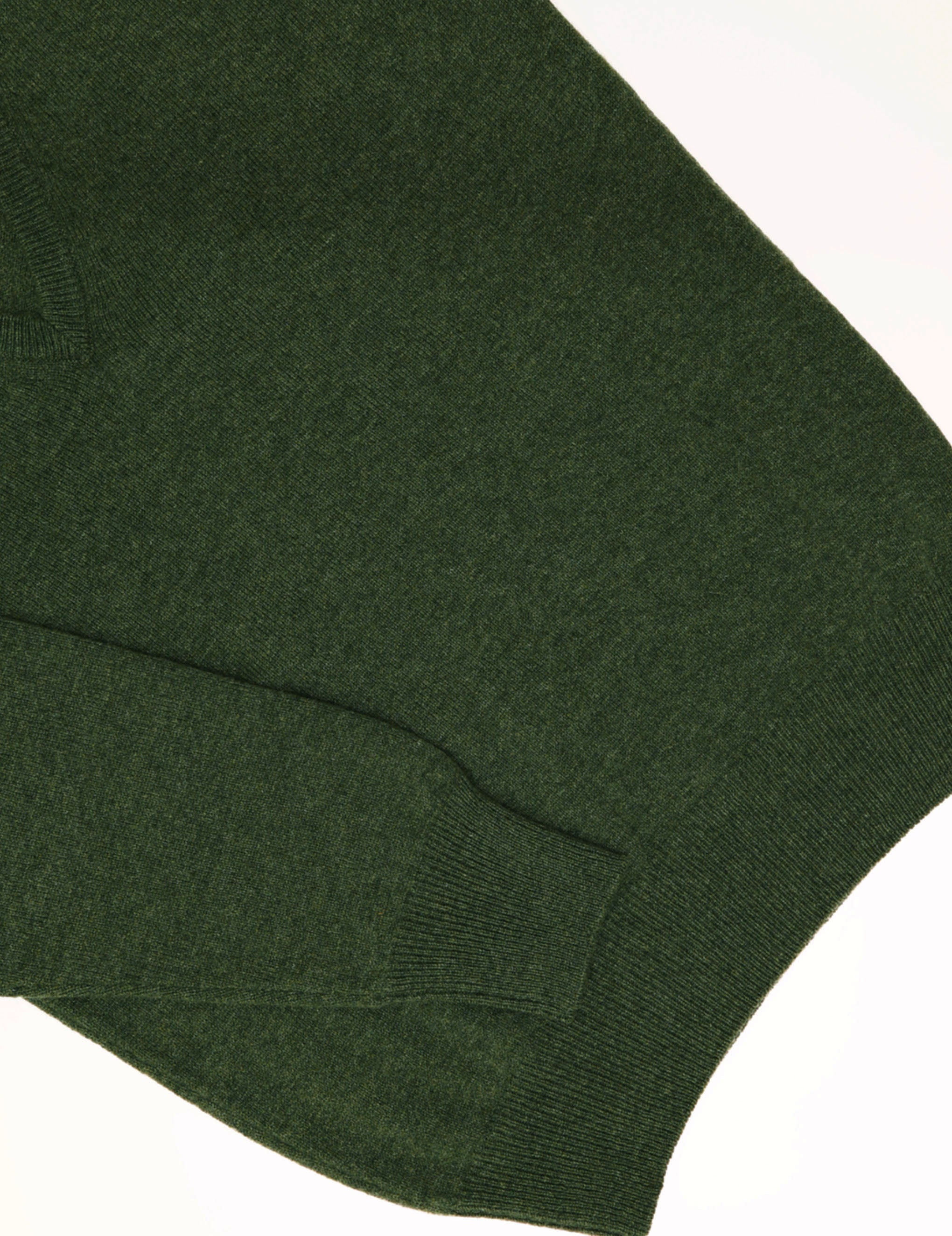 Jersey lana pico Verde caza