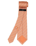 Corbata globos Naranja/azul
