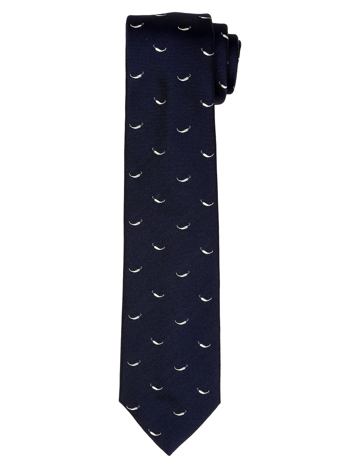 Corbata guindilla Azul/blanco