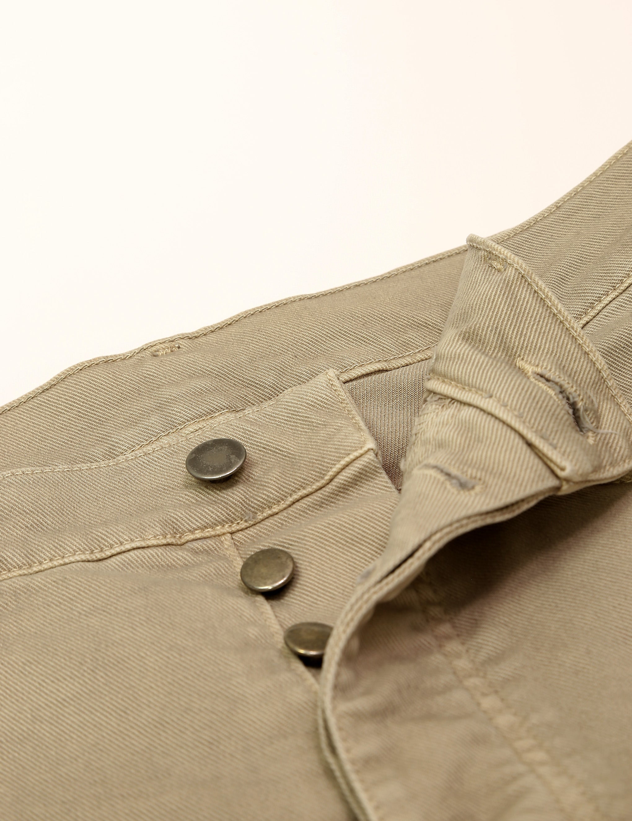 Pantalón 5 bolsillos sarga Beige