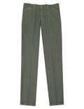 Pantalón Lino Algodón Tencel Verde Oscuro