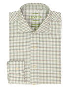 Camisa sport viela cuadro pequeño Azul/verde