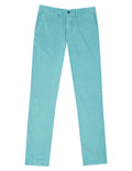 Pantalón Chino Popelin Verde Agua