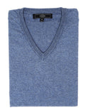 Jersey Pico Algodón Azul Medio