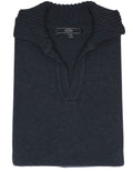 Jersey Abertura Algodón Azul Oscuro