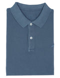 Polo Manga Corta Lavado Perdiz Azul