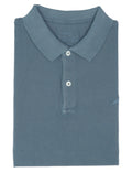 Polo Manga Corta Lavado Perdiz Azul Medio