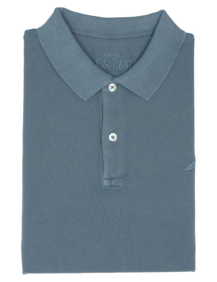 Polo Manga Corta Lavado Perdiz Azul Medio (118455_1.jpg)