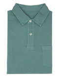 Polo Jersey Lavado Verde