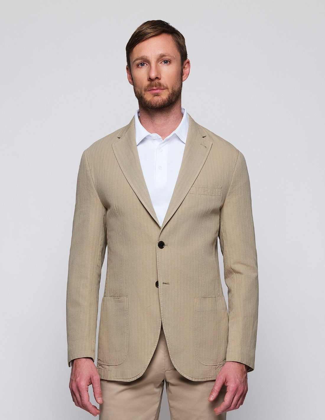 Chaqueta Gabardina Espiga Beige (118494_1.jpg)
